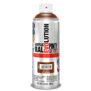 Vopsea Spray acrilica maro, interior / exterior, ral 8011, 400 ml