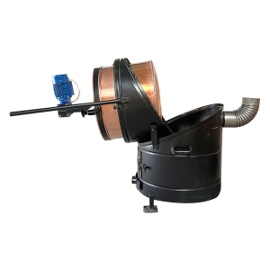 Cazan 60 litri cupru, magiun, zacusca, gem, basculant, cu focar pe lemne și amestecator electric - Img 10