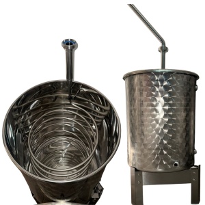 Cazan Tuica, Distilate 150 litri, inox AISI 304, cu robinet evacuare, Toscana Inox - Img 8
