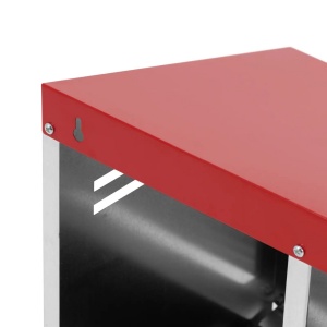 Cuibar pentru gaini, din otel galvanizat – 2 compartimente, cu tavita colectare oua - Img 3