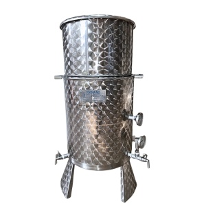Pasteurizator sucuri Inox 40L, bain-marie cu serpentina, Toscana Inox Italia