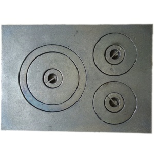 Plita fara rama cu 3 ochiuri 535 x 380 mm