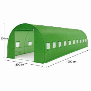 Dimensiuni Sera de grădină tip tunel 10x3x2
