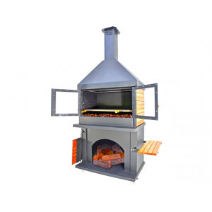Set Grill Profesional BBQ Woodbridge – Stație de Gătit în Aer Liber, Grătar 80x50 cm - Img 2