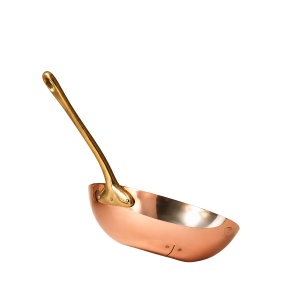 Tigaie Wok din Cupru Pur, 31 cm, Maner din Bronz Masiv, AlmaCozinha - Img 4