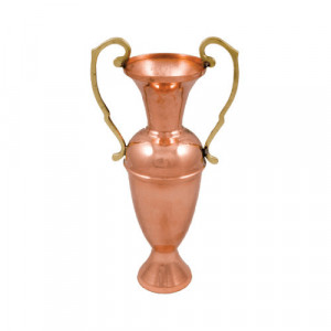 Vaza din Cupru Traditionala, Amfora Greceasca - Img 1