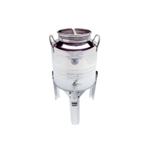 Butoi Inox 20 Litri pentru Tuica, Palinca, Ulei, Lapte, set cu Robinet si Suport - Img 10