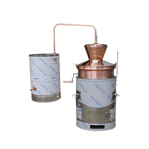 Cazan Tuica 80 Litri Meks, Basculant cu Amestecator Manual - Img 5