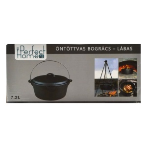 Ceaun Fontă cu Capac 7,2 L – Ideal pentru Gătit Tradițional - Img 4