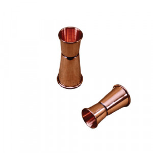 Pahar dublu masura 30-60 ml din cupru pentru bar si cocktailuri - Img 3