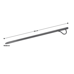 Pipeta Tester din Cupru 28mm x 66cm, Whisky, Palinca, Vinars, XL, pentru butoaie mai mari de 180 Litri - Img 2