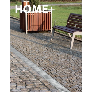 Rigola exterioara modulara cu gratar metalic 1m, Clasa 1500 kg, Alca - Img 4