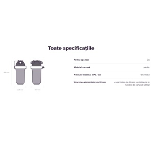 Set sistem de filtrare apă rece VIKING MIDI PRO cu cartus B515 PRO - Img 2