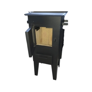 Soba Semineu Tip Godin cu Plita, pe Lemne, Brichete Tip "Mini" - Img 10