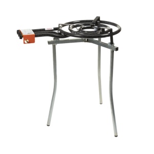 Suport pentru arzator gaz Paella, diametru reglabil 30–60cm, ajustabil pe inaltime - Img 4