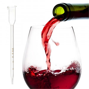 Vinometru De Precizie Determinare Alcool in Vin 0-25°, 12.7cm, Profesional - Img 3