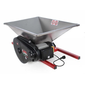 Zdrobitor Electric Mare din Inox pentru Struguri – Hopper 950×600 mm, Role Nylon 280 mm, 1500kg/ora - Img 2