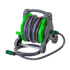 Carucior cu furtun de gradina, pentru apa, rola 20m, 1/2" - Img 6