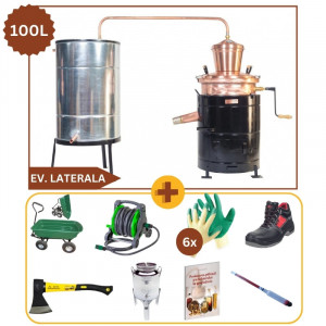 [Pachet Promo] “Gospodarul Priceput, Cazan 100 Litri Praktik + Accesorii”