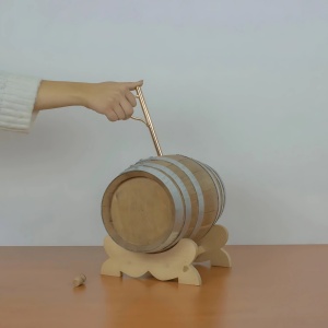 Pipeta Tester din Cupru 12mm x 26,5cm, Whisky, Palinca, Vinars, S, pentru butoaie 3-35 Litri - Img 2