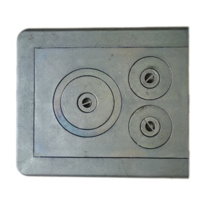 Plita cu rama, 3 ochiuri 720 x 640 mm