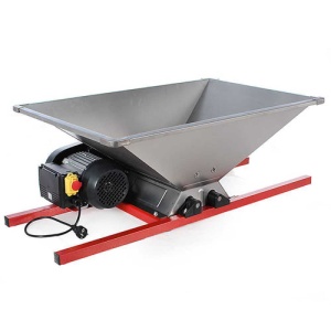 Zdrobitor Electric Mare din Inox pentru Struguri – Hopper 950×600 mm, Role Nylon 280 mm, 1500kg/ora - Img 3