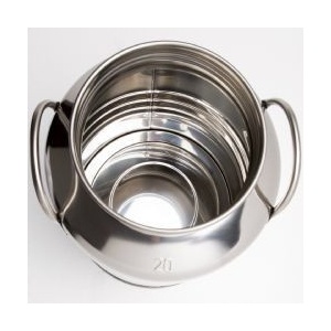 Butoi Inox 20 Litri pentru Tuica, Palinca, Ulei, Lapte, set cu Robinet si Suport - Img 14