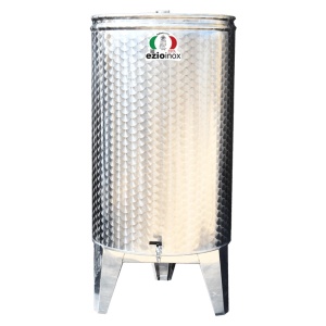 Butoi Inox pentru Tuica, Distilate, 320 Litri, cu Dop Filetat - Img 1