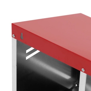 Cuibar pentru gaini, din otel galvanizat – 4 compartimente, cu tavita colectare oua - Img 6