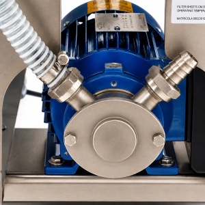 Filtru inox vin cu 20 placi filtrante 20x20 cm, pompa inox si manometru | Grifo FCP20 - Img 7