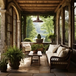 Lustra vintage din cupru CS11CO, finisaj rustic, diametru 48,5 cm - Img 7