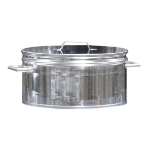 Oala Inox 25 Litri cu Capac pentru Gatit - Img 1