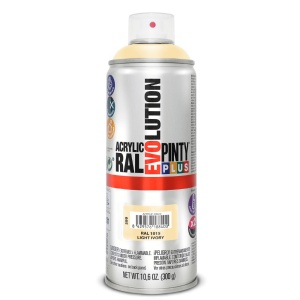Spray Vopsea acrilica crem light ivory, interior / exterior, ral 1015, 400 ml, Pintyplus