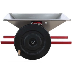 Zdrobitor Manual din Inox pentru Struguri – Role Nylon, Hopper 800×500 mm, 700 kg/ora - Img 2