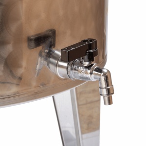 Butoi Cisterna Inox 500L pentru Vin cu Capac Flotant Etansare Parafina - Img 2