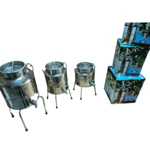 Butoi Inox 5 Litri pentru Tuica, Palinca, Ulei, Lapte, set cu Robinet si Suport - Img 7