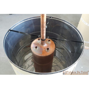 Cazan Tuica 300 Litri Exclusive 5mm Cupru, cu Amestecator Electric și Racitor 800L – Distilare Profesională - Img 2