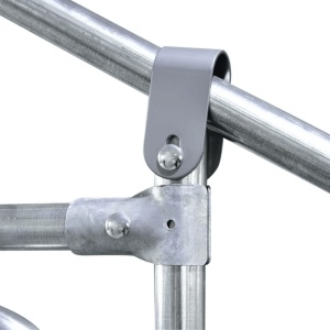 Cotet de gaini, pasari, pentru exterior 6 x 3 x 2 metri, otel galvanizat - Img 13