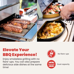 Cuptor Pizza Profesional pe gaz OvenPlus, multifunctional cu doua niveluri - Img 8