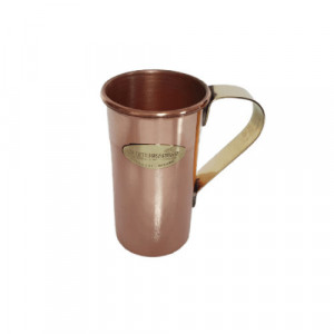 Set 2 Cani Cupru 200 ml Drepte cu Toarta Bronz, Fabricat in Grecia - Img 2