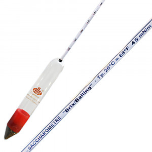 Zaharometru Borhotmetru de Precizie Brix Balling (0-10%) 30cm, Profesional, Indice Fermentatie