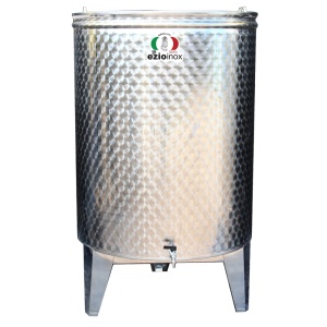 Butoi Cisterna Inox 500L pentru Vin cu Capac Flotant Etansare Parafina