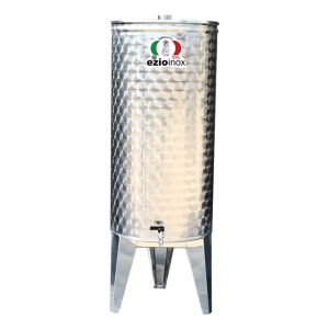 Butoi Inox pentru Tuica, Distilate, 100 Litri, cu Dop Filetat - Img 1