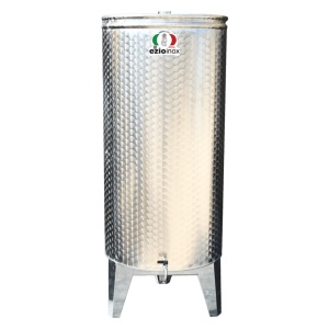 Butoi Inox pentru Tuica, Distilate, 400 Litri, cu Dop Filetat - Img 1