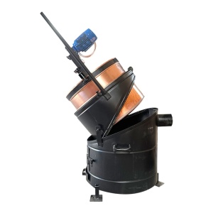 Cazan 100 litri cupru, magiun, zacusca, gem, basculant, cu focar pe lemne și amestecator electric - Img 2