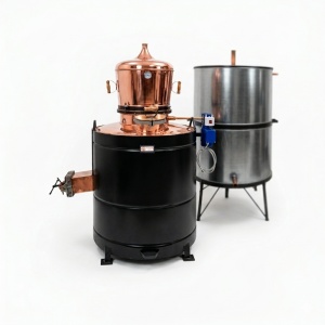 Cazan Tuica 160 Litri Exclusive 5mm + Amestecator Electric