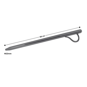 Pipeta Tester din Cupru 22mm x 62cm, Whisky, Palinca, Vinars, L, pentru butoaie 70-180 Litri - Img 2