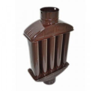 Recuperator de caldura emailat maro 120 mm, 120x500x0.4, pentru soba si semineu - Img 2