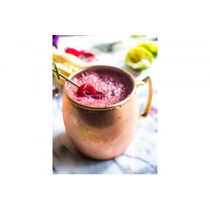 Set 2 cani cupru lucios 500ml pentru Moscow Mule, apa ayurvedica si cocktailuri - Img 5