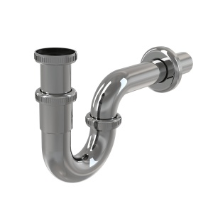 Sifon lavoar metalic "U" DN32 cu piulita 5/4"